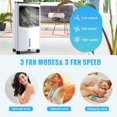 thumbnail image 4 of Giantex Portable Air Cooler, Electric Air Cooling Machine w/3 Modes, 3 Speeds and Timer Function, Cooling Fan, Idea for Home Office, 4 of 8