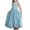 4Blue, variant on Cnuiaeg Girls Sleeveless Lace Maxi Dress for Summer,Ruffled Layers,Color Beige,Size 11-12 Years
