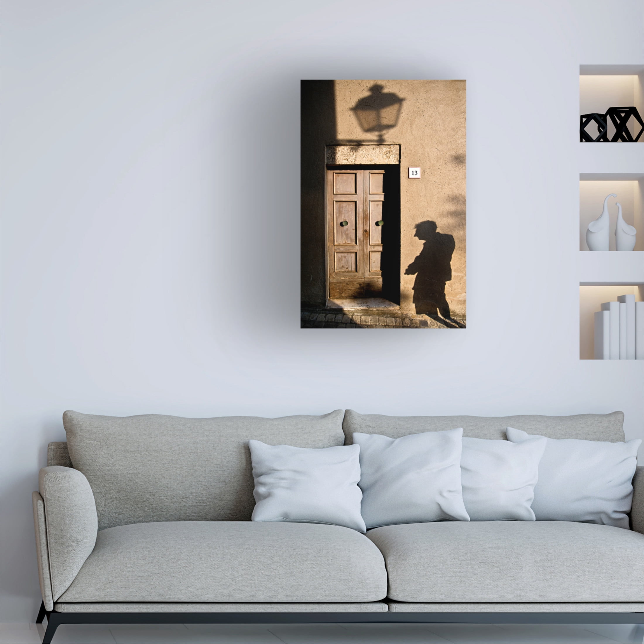Canvas Wall Art - Francesco Santini 'Shadows' Wall Art for Living Room, Bedroom, or Office Décor by Trademark Fine Art - 16 x 24 Inches