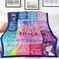 thumbnail image 2 of Yibo Gifts for Niece Blanket Flannel Soft and Comfortable Anti-static Bed Sofa Blanket, 2 of 6