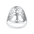 thumbnail image 3 of Generations New Design Celtic Tree Of Life Oxidized Band 925 Sterling Silver Size 7, 3 of 5