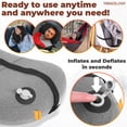 thumbnail image 4 of TREKOLOGY Almohada de camping con funda extraíble, almohada inflable para mochilero, almohadas inflables ultraligeras para dormir, almohada compacta portátil para senderismo y viajes, 4 of 5