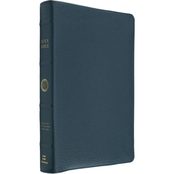 ESV Heirloom Bible, Gloria Dei: Single Column Edition (Calfskin, Meridian Blue, Full Yapp), (Hardcover)