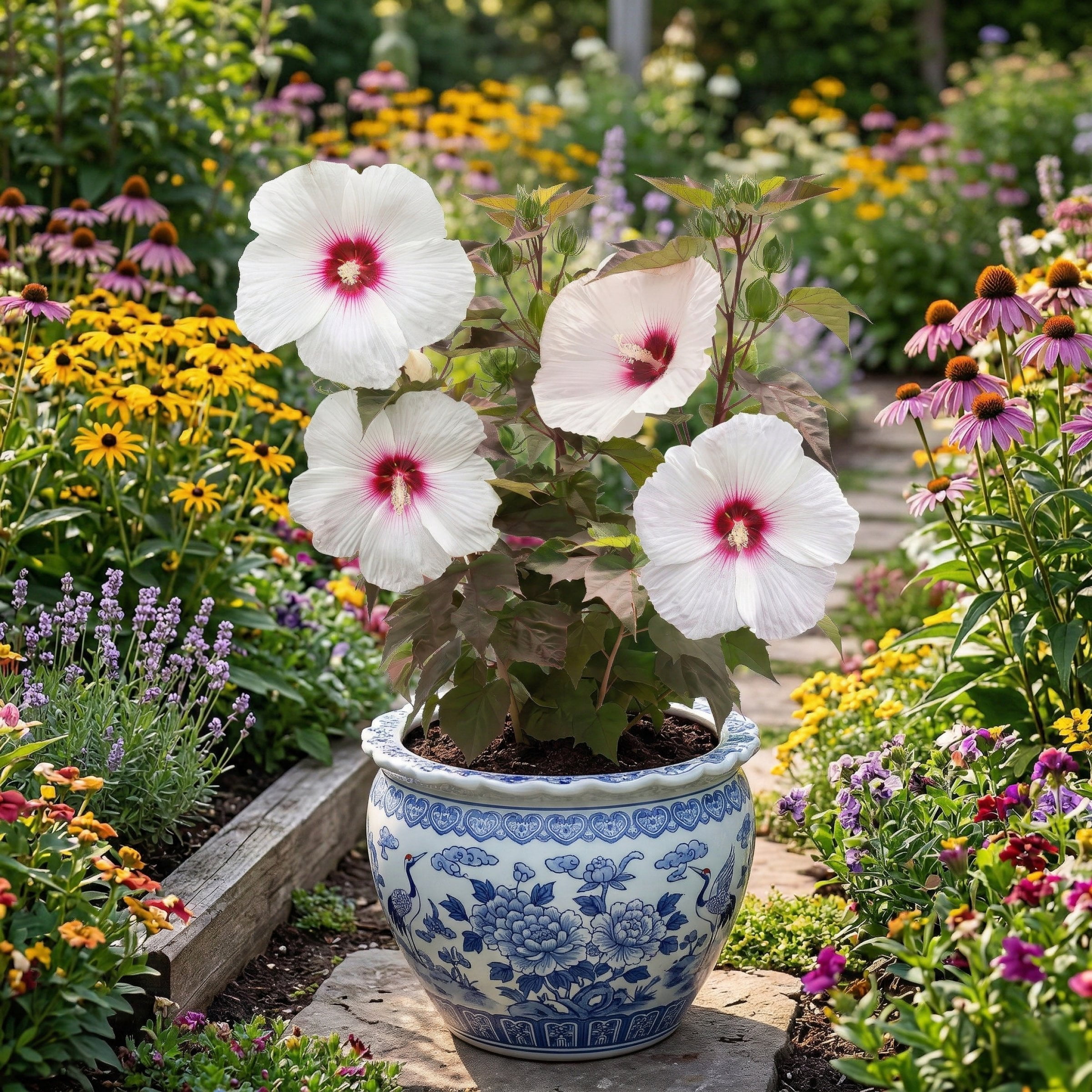 National Plant Network Bare Root Hibiscus Head Over Heels Dream