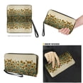 thumbnail image 4 of ZUXONGSY Sunflower Print PU Leather Hobo Shoulder Bag for Women Lightweight Purse and Wallet Set with Zipper for Shopping Work, 4 of 4