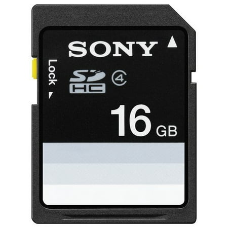 Sony SF16N4/TQM 16GB SDHC Class 4 Memory Card (Best Memory Card For Sony Nex 6)