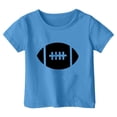 thumbnail image 1 of Camisole à Étagère pour Bébé Garçons Filles Manches Courtes Décontracté Rugby Football Imprimé Lettres, 1 of 4