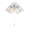 thumbnail image 3 of Aspen Creative 22013-2, Three-Light Ceiling Fan Light Kit with Pull Chain, Matte, 3 of 8