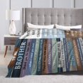 thumbnail image 5 of to My Loving Brother Gift Super Soft Throw Blanket for Bed SOFE Travel Amazing Birthday Gift for Brother, 5 of 6