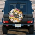 thumbnail image 3 of Kdxio Cute Cat Cartoon for Tire Cover Wheel Protectors Tyre Covers Weatherproof Wheel Covers Universal Fit for Trailer Rv SUV Truck Camper Travel Trailers 16 inch, 3 of 8