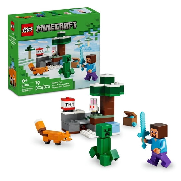 Set LEGO Minecraft La Aventura de Steve en la Taiga 21583