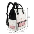 thumbnail image 2 of Gaeub Cute Bathtub Print Mummy Diaper Bag Backpack,Durable Maternity Baby Nappy Casual Shoulder Bags,Travel Hiking Outdoor Pack, 2 of 6