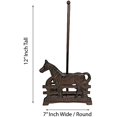 thumbnail image 2 of Urbalabs Cast Iron Farmhouse Paper Towel Holder Horse Metal Paper Towel Holder Roll Paper Towel Stand for Farmhouse Kitchen Decor Bathroom Home Country Decor (Horse), 2 of 7