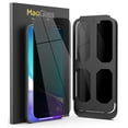 thumbnail image 3 of MagGlass Privacy+ Designed for iPhone 14 PRO Privacy Screen Protector Glass (Case Compatible) Anti-Spy Full Coverage Tempered Display Guard (Retail Packaging), 3 of 3