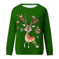 thumbnail image 3 of Aloohaidyvio Christmas Clearance No Boundaries Christmas Tops for Women 2024 Long Sleeve Fleece Lined Sweatshirts Cute Print Winter Funny Holiday Shirts, 3 of 3