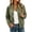 Army Green——Jackets, variant on Cropped Bomber Jackets for Women Varsity Zip Up Casual Shackets for Fall Pink M