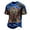 Blue, variant on KLHDSF Mens Halloween Graphic Top Short Sleeve Crewneck Casual Party T-Shirt Black L