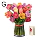 thumbnail image 3 of Tarjeta de felicitación de flores emergente 3D para el día de la madre, ramo creativo de papel, regalo de agradecimiento, 3 of 9