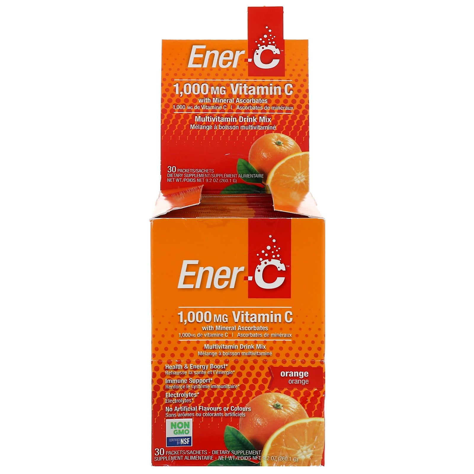 Ener C Vitamin C Multivitamin Drink Mix Orange 1 000 Mg 30 Packets 0 3 Oz 8 67 G Each Walmart Com Walmart Com Ener C Vitamin C Multivitamin Drink Mix Orange 1 000 Mg 30 Packets 0 3 Oz 8 67 G Each Walmart Com Walmart Com