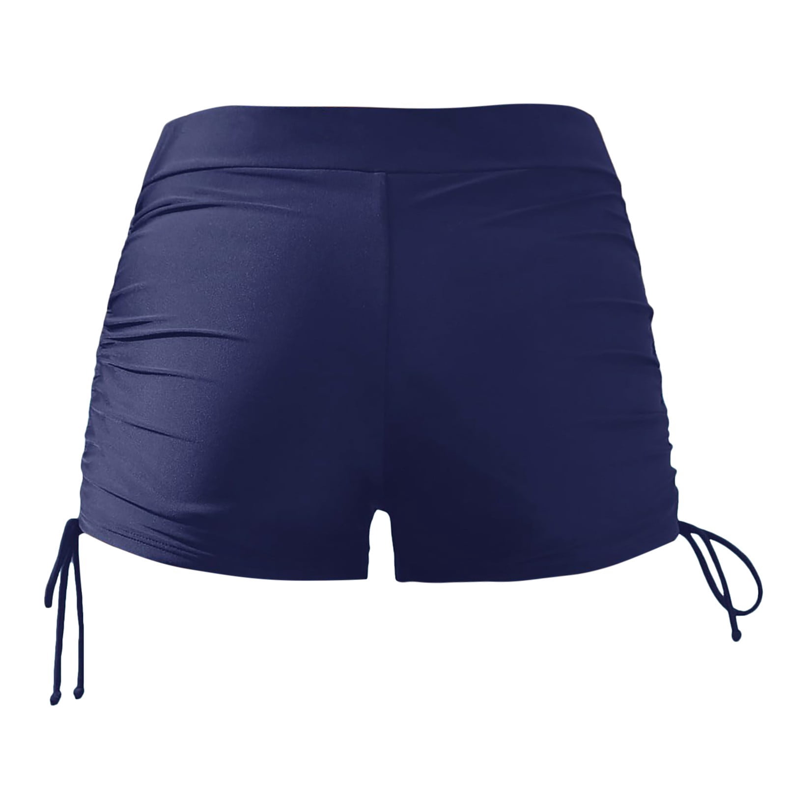 SGMVNU 3 Pack Girls Swim Shorts, Rash Guard Swimming Bottoms Drawstring Boyshort Summer Beach Boardshorts, Size 11-12 Years, B