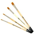 thumbnail image 6 of ZEM Brush Mfg AS-2 Student Golden Synthetics Shaders Flat Artist Paint Brush Set, 6 of 7
