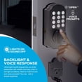 thumbnail image 5 of TurboLock Front Door Lockset Combo Digital Deadbolt with Keypad Entry Handle, 5 of 5