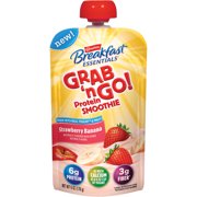 Carnation Breakfast Essentials Grab and Go! Strawberry Banana Protein Smoothie, 6 oz