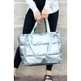 thumbnail image 5 of Metallic Puffer Tote, 5 of 11