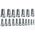 thumbnail image 1 of 3/5/7/14Pcs Stainless Steel Caulk Nozzle Applicator Caulking Finisher Glue Silicone Sealant Finishing Tool Kitchen Sink Joint, 1 of 5
