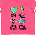 thumbnail image 4 of Inktastic Earth Day Plant a Tree Save the Bees Save the Seas Love Your Mother Earth Boys or Girls Toddler T-Shirt, 4 of 5