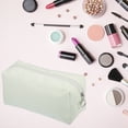 thumbnail image 5 of Unique Bargains 1 Pcs Portable Makeup Bag Toiletry Bag Cosmetic Organizer for Travel Storage Bag Polyethylene White, 5 of 7