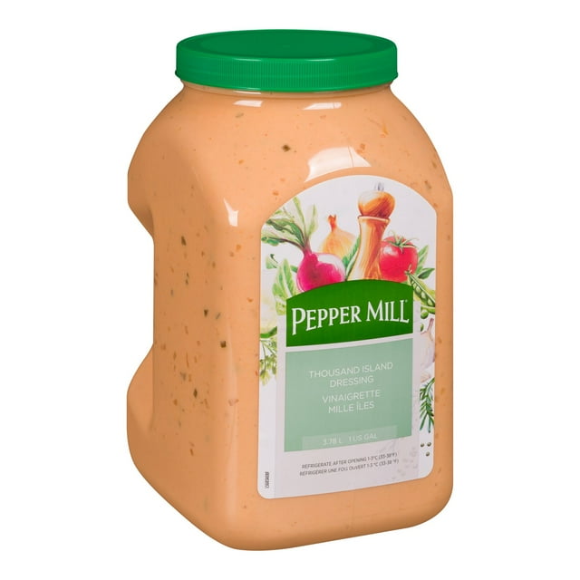 Moulin à Poivre Vinaigrette Mille-îles / 3,78 L/unité, 2 Unités/caisse