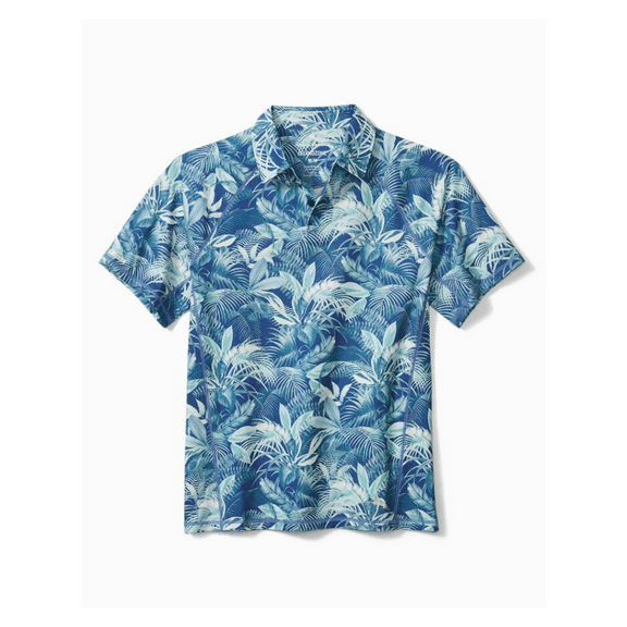 Tommy Bahama® Men's IslandZone® Fuego Palms Polo Shirt,Bright Cobalt,M