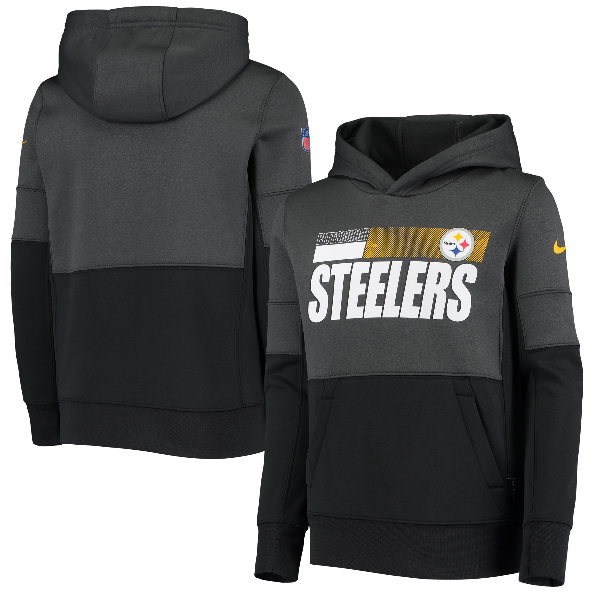 gray steelers hoodie