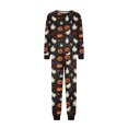 thumbnail image 5 of Halloween Family Matching Pajamas Set, Fall Sleepwear, Ghost & Pumpkin Printed Holiday Sleepwear, Soft Loungewear PJs Outfit, 5 of 5