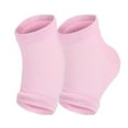 thumbnail image 1 of Calcetines hidratantes para talones, calcetines abiertos por delante, calcetines de gel para talones, calcetines sin dedos para talones, para mujeres con pies secos y duros, 1 of 3