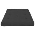 thumbnail image 5 of Kali 8 Inch Futon Mattress with Tufted Cover and Recycled Polyester Fill, Full, Gray Microfiber, 5 of 13