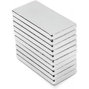20Pcs Super Strong Rare Earth Magnets Bar,Metal Neodymium Magnets, for Refrigerator Cruise Crafts DIY Science Industrial Kitchen Tool Storage