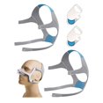 thumbnail image 1 of Rescare- Reemplazo de arn&eacute;s para la cabeza, 2 paquetes compatibles con m&aacute;scara AirFit N20, 2 paquetes de elasticidad premium de nailon suave, 1 of 6