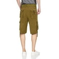 thumbnail image 2 of XRAY Men's Belted Tactical Cargo Shorts 12.5" Inseam Knee Length Shorts, British Khaki, Size 38, 2 of 7