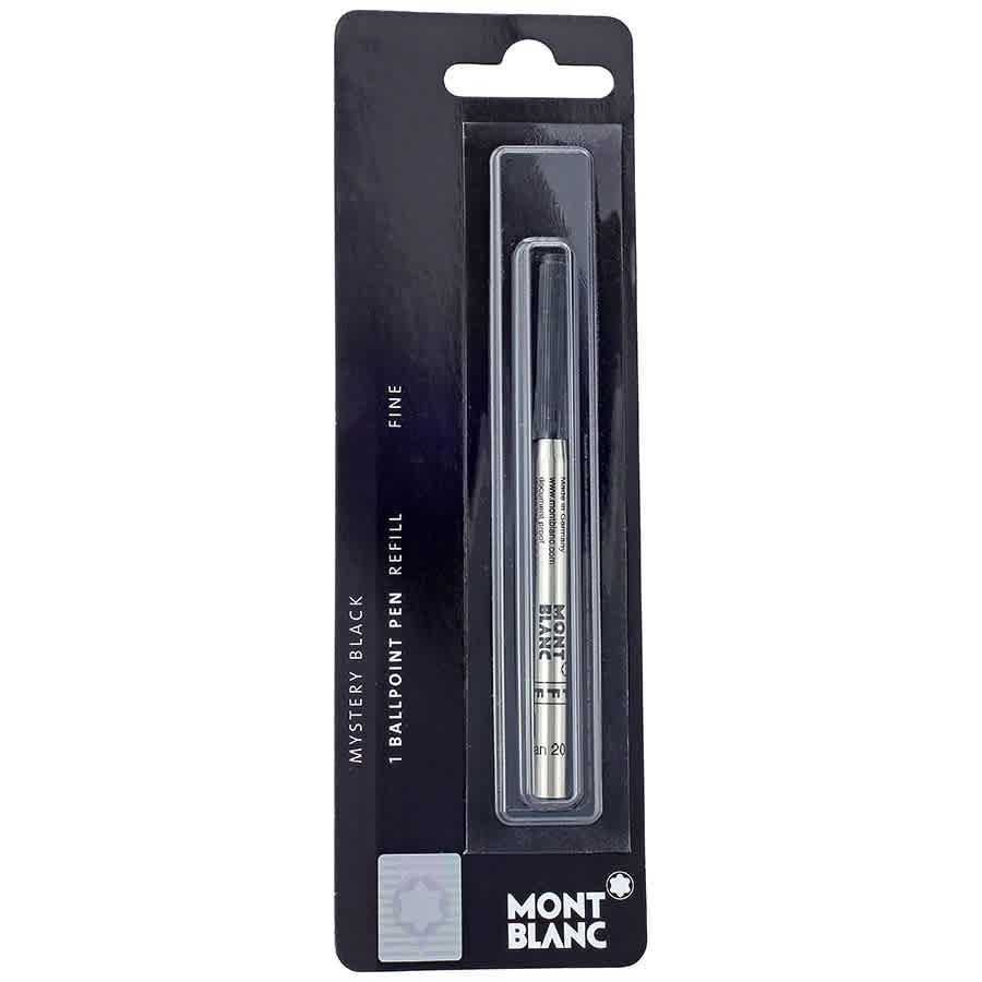 klok impliciet Inleg Montblanc Universal Fine Ballpoint Pen Refill - Mystery Black - Walmart.com