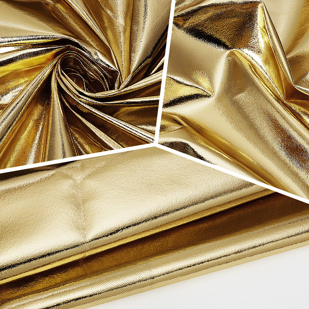 3.33M Polyester Spandex Stretch Fabric for DIY Christmas Crafting and Clothing Light Khaki 1530x0.3mm