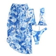 thumbnail image 4 of Traje de baño de malla con volantes y estampado dividido en bikini para mujer Conjunto de ropa de playa OAVQHLG3B Store lin121212, 4 of 4