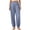 Blue(Womens Pants), variant on No Boundarie Boho Harem Pants for Women High Waisted Smocked Casual Lounge Joggers Lightweight Baggy Yoga Trousers with Pockets