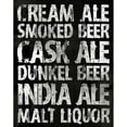 thumbnail image 3 of Grey, Jace 20x24 Black Modern Framed Museum Art Print Titled - Cream Ale, 3 of 5