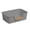 Grey, variant on Yellow Yellow Cat Litter Box Semi-Open Large Space Anti-Splash High Sides With Scoop Odor Control 16.54X11.02X4.72Inch