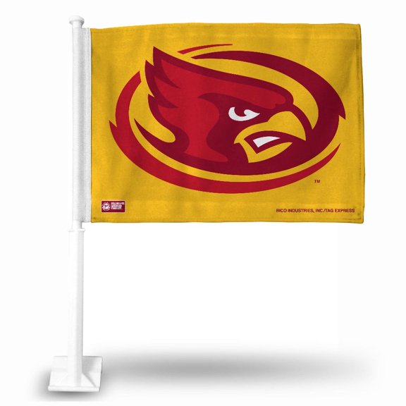 Iowa State NCAA Cyclones 14x19 Double Sided Window Mount Car Flag