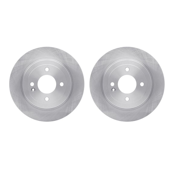 Dynamic Friction Company Rear Brake Rotors 6002-03039