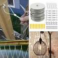 thumbnail image 3 of 15M Garden Wire Kit ，Wire Fence Roll Kits，Cable Railing Kit ，PVC Coated 304 Stainless Steel Cable Rope Garden Wire Cable Railing Wire Fence Roll Kits, 3 of 8