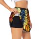 thumbnail image 1 of Balery Halloween Fruit Platter Pantalones cortos deportivos para mujer con forro y dos bolsillos, elásticos, para entrenamiento, gimnasio, yoga-X-Large, 1 of 7